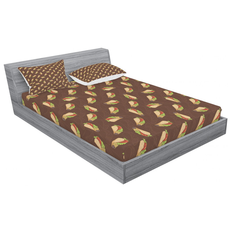 Microfiber Sheet Set, Full Sheet Set with Fitted Sheet