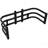 Truck Bed Extender, Aluminum Retractable Tailgate Extender,49.25"-65" Adjustable Length,Black