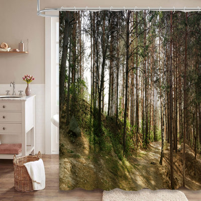Rideau de douche Dark Forest