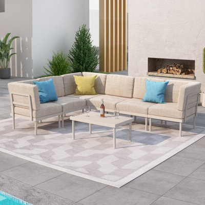 64cm Wide L-Shaped Patio Sectional