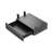 Under Desk Drawer 18", Pull-Out Storage Organizer With Tall Brackets Mounted Under Wooden Table With A Max 2" Crossbar, Black_Tall Version