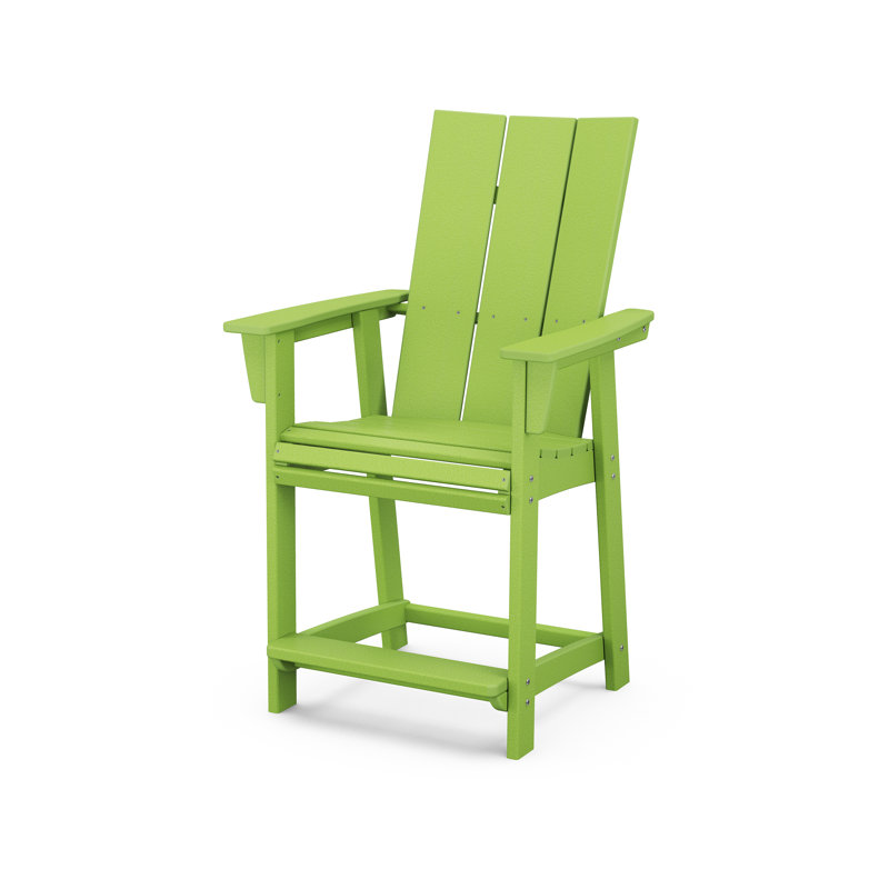 Chaise de comptoir POLYWOOD Adirondack, 23,28 po, Limette