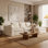 Canapé modulaire en nuage, canapé en L 3 places avec méridienne réversible, canapé en velours côtelé désossé en mousse à mémoire de forme, lit convertible de 102 po, meubles de salon, aucun assemblage requis, canapés à compression