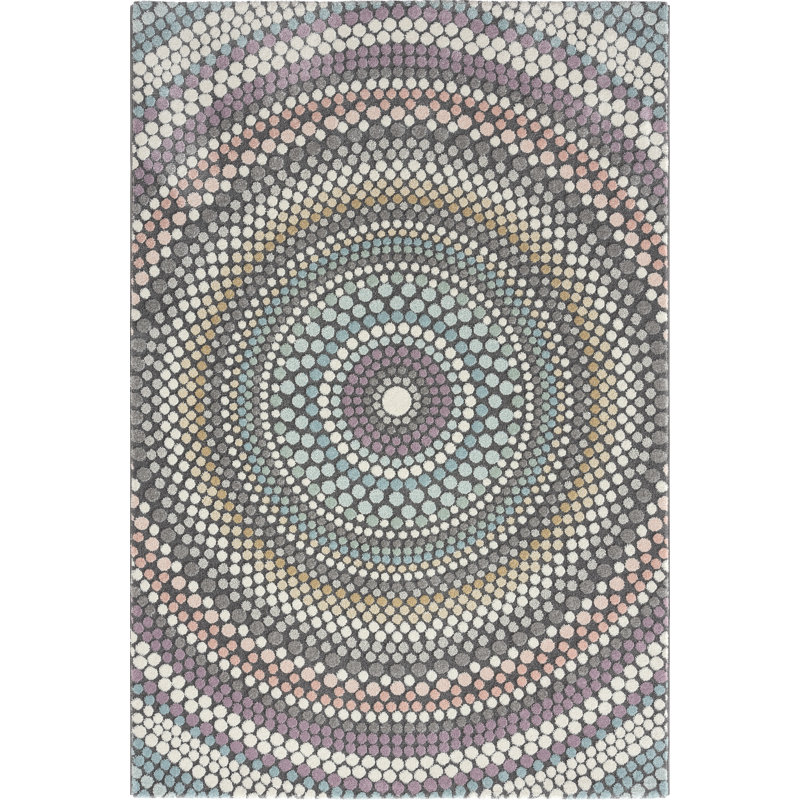 Rheaume Geometric Flatweave Area Rug, Rectangle 80 x 150cm