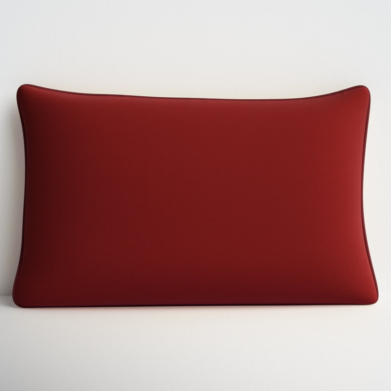 Annata Sunbrella® Lumbar Rectangular Indoor/Outdoor Pillow Cover & Insert, Red