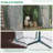 Outsunny 6' X 3' X 5' Portable Walk-In Greenhouse, PVC Cover, Steel Frame Garden Hot House, Zipper Door, Top Vent For Flowers, Vegetables, Saplings, Clear