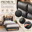 Upholstered Ottoman Storage Bed, with LED Lighting and USB Port, PU-144506734