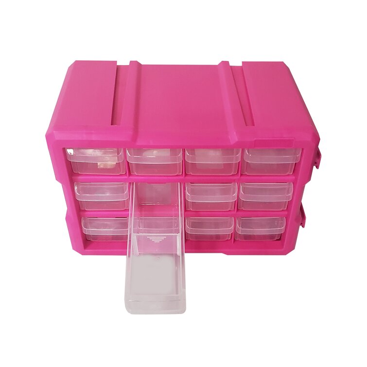 Pink Small Plastic Storage Bin