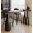 Wabi-Sabi Style Solid Wood Rectangular Bar Table-126609070