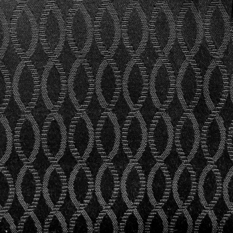 Kohan Curtain Single Panel, 50" W x 63" L, Black