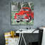 «Epic Graffiti» «Big Red Truck 4» par Annie Warren, art mural sur toile, 26 po x 26 po-118049055