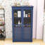 Armoire de cuisine avec portes en verre et 4 tiroirs-1995268434