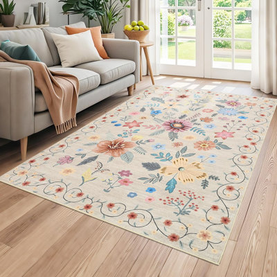 Tapis lavable 5 x 7 po Boho