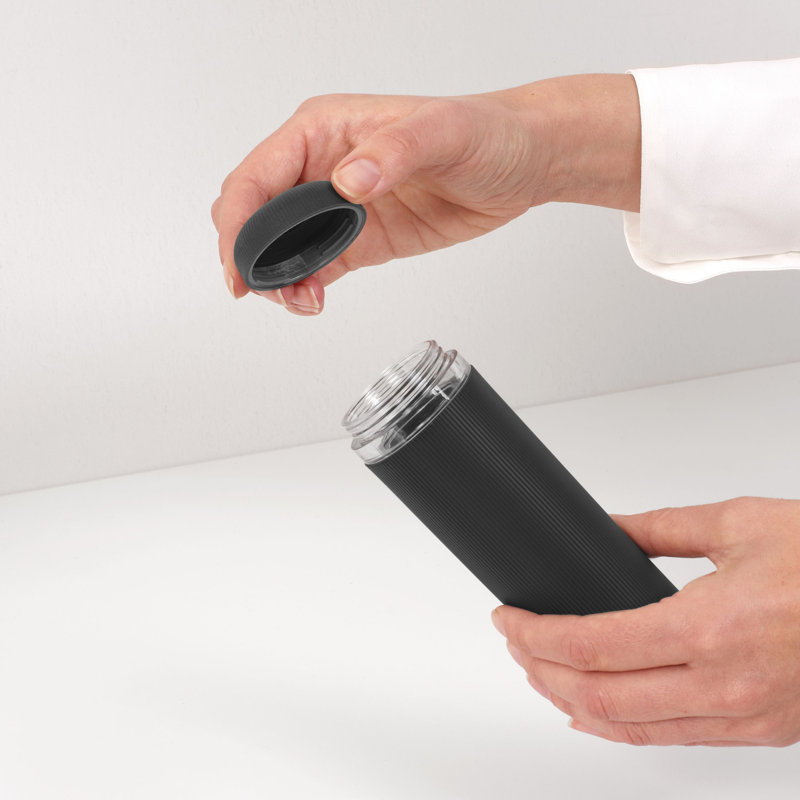 Brabantia SinkStyle Dish Soap Squeezer, Dark Gray