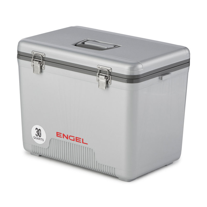Engel 30 Quarts Ice Chest in Silver