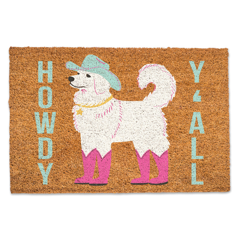 Tapis de porte Howdy Y'all 30 x 20