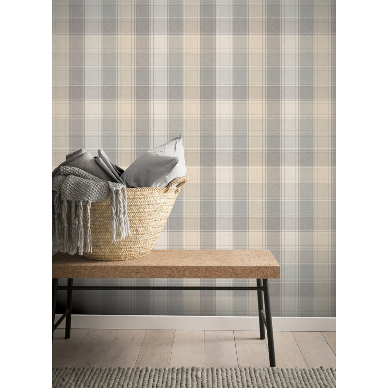 Rouleau de papier peint l 33 po x l 20,5 po check Voight