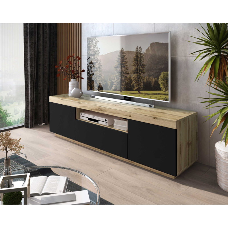 Craiginorne TV Stand for TV's up to 75", Black