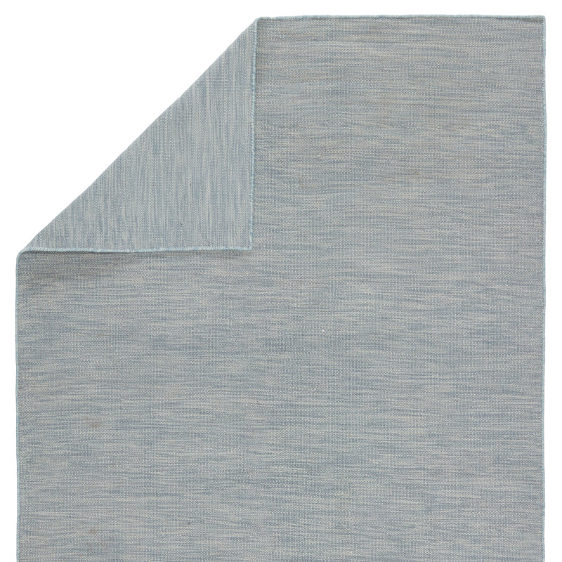 Tapis intérieur / extérieur gris tissé à la main Burkett, Rectangle 9 pi x 12 pi