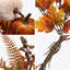 Décor d'automne, 5 pièces de fleurs de citrouille artificielles d'automne, décorations florales, pour un arrangement de vase de mariage