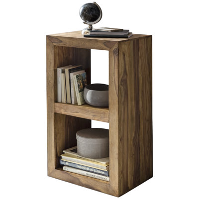 Mumbai 35 cm H x 35 cm W Solid Wood Cube Bookcase