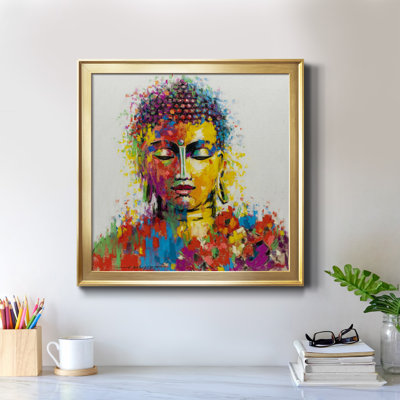 Bouddha - Peinture sur toile encadrée