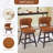 26" Solid Wood Swivel Counter Stool-1225213673-1225213668