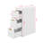 12" Side Cabinet With Drawers, Wall Mounted Floating Cabinet W/Decor Line, Soft-Close System, 3 Extra Big Drawers-522272983