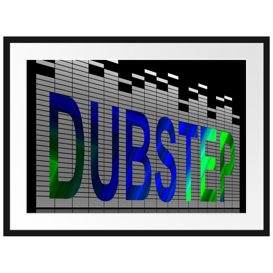 Gerahmtes Poster Musikrichtung Dubstep