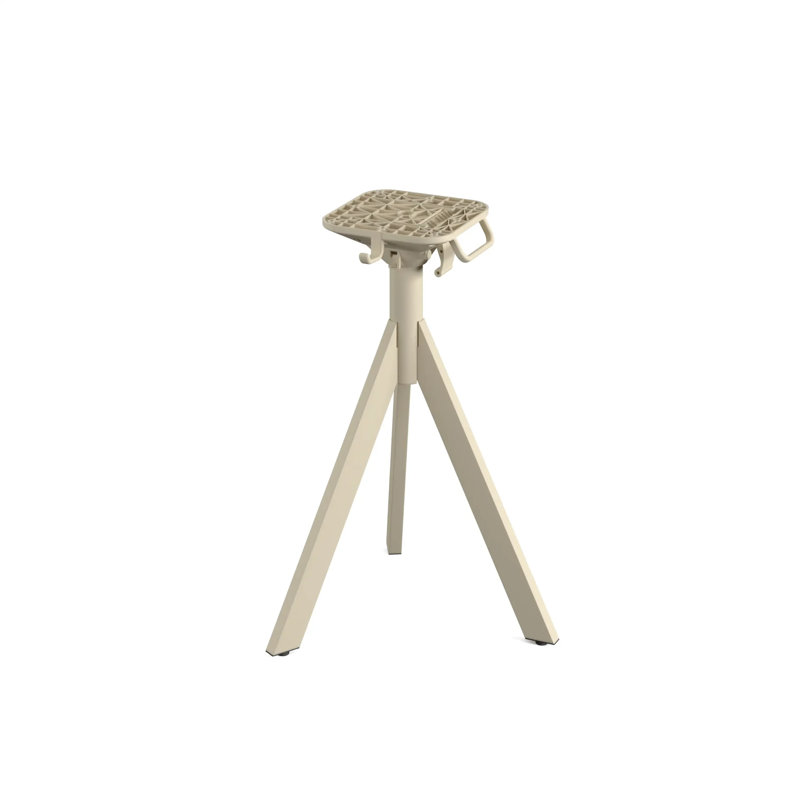 Flournoy Steel Outdoor Bistro Table, 72cm H x 40cm W x 40cm D, Sand