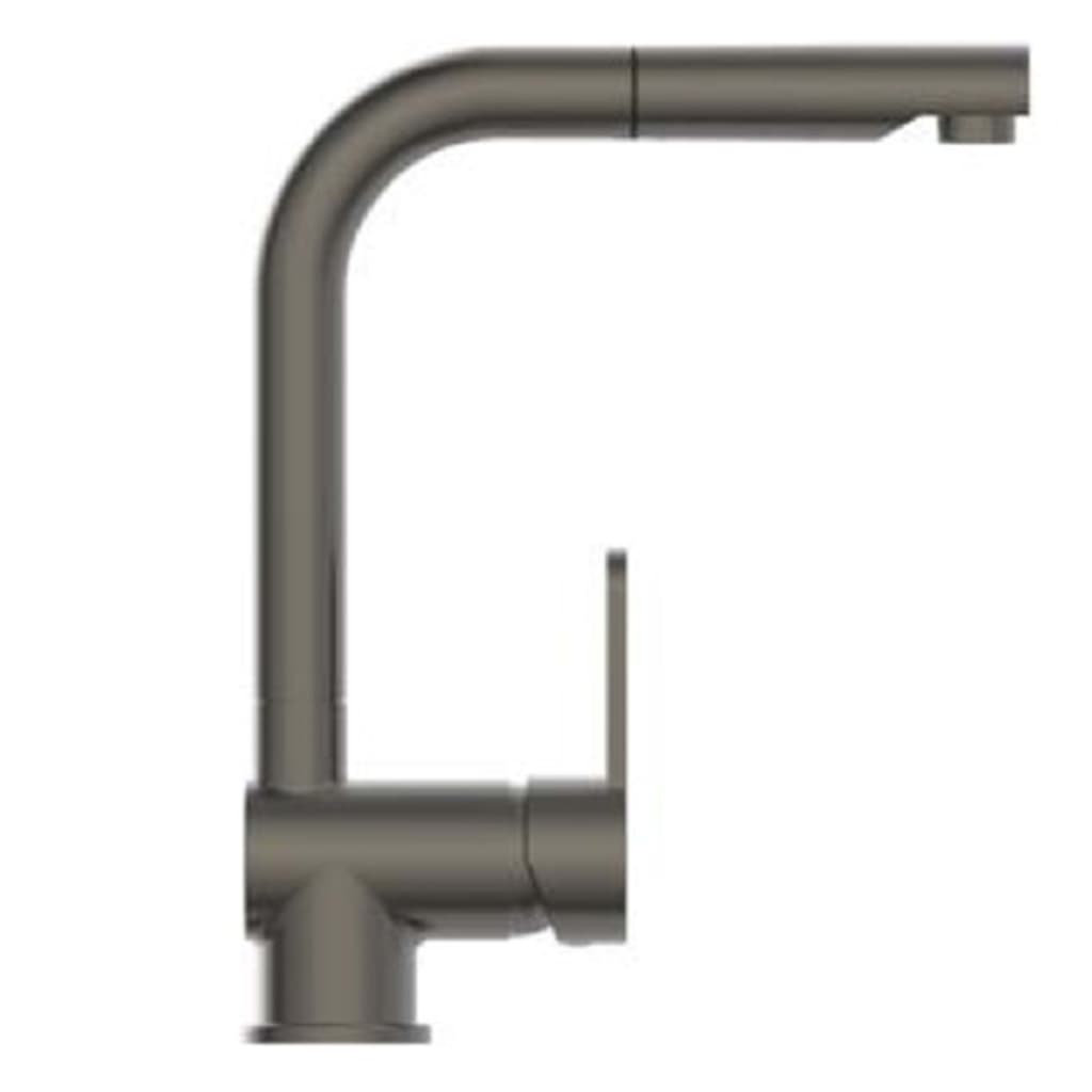 White Matt Kitchen Tap Pull-Out Dish Rinser Kitchen Tap Single Lever Mixer Tap With Shower Hand Shower Kitchen Fittings - View #8