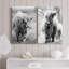 Gretna Green Highland - ensemble de 2 photographies sur toile tendue-1100643722