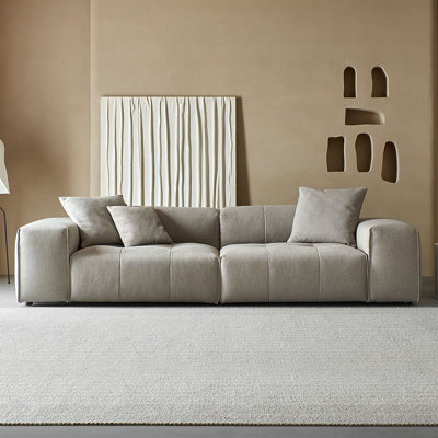 Gray Velvet Modular Sofa cushion couch