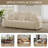 81" Modern Teddy Fleece Cloud 3 Seater Upholstered Sofa-834542529