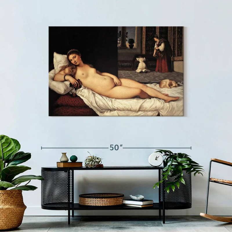 Vénus d'Urbino, H 30 po x l 45 po
