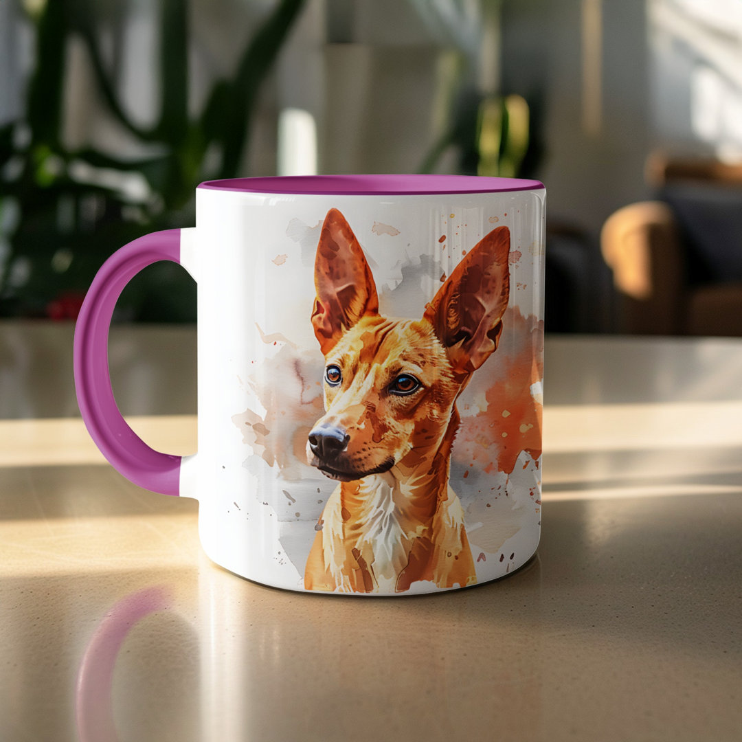Siberian Husky Watercolor Design 11oz Coffee Mug