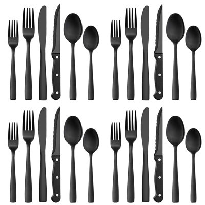 Wrought Studio Charina Stainless Steel Flatware Set - Service for 4