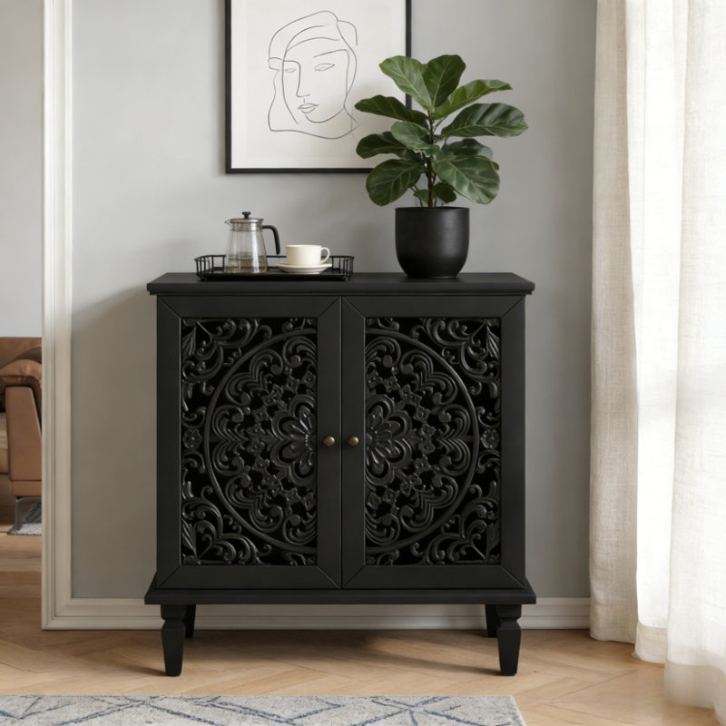Armoire d'appoint Vintage, Noir