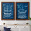 «Antique Ship Blueprint I», ensemble de 2 impressions encadrées-855750669-855750664-855918864