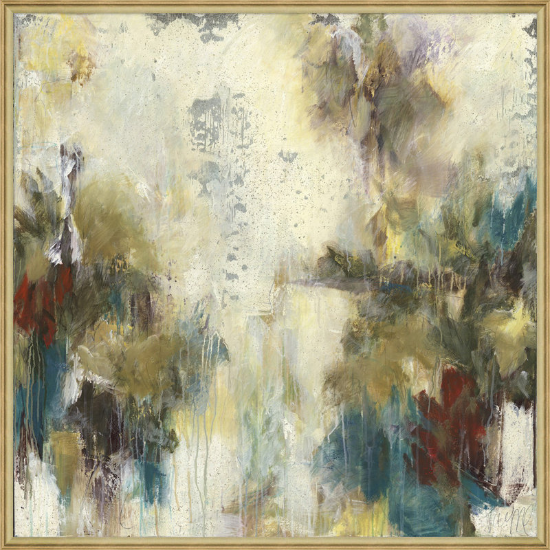 Botanique - Peinture sur toile encadrée