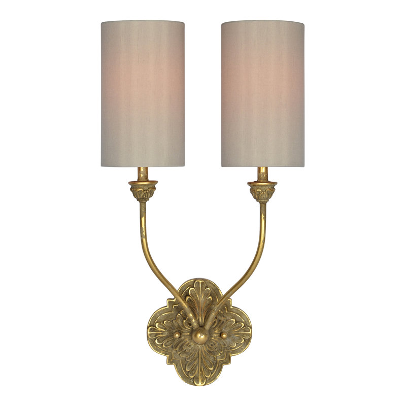 Devin 2-Light Plug-in Candle Wall Light