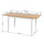 Timothee Extendable Solid Wood Base Dining Table