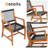 Anie 2 - Person Patio Conversation Set with Cushions