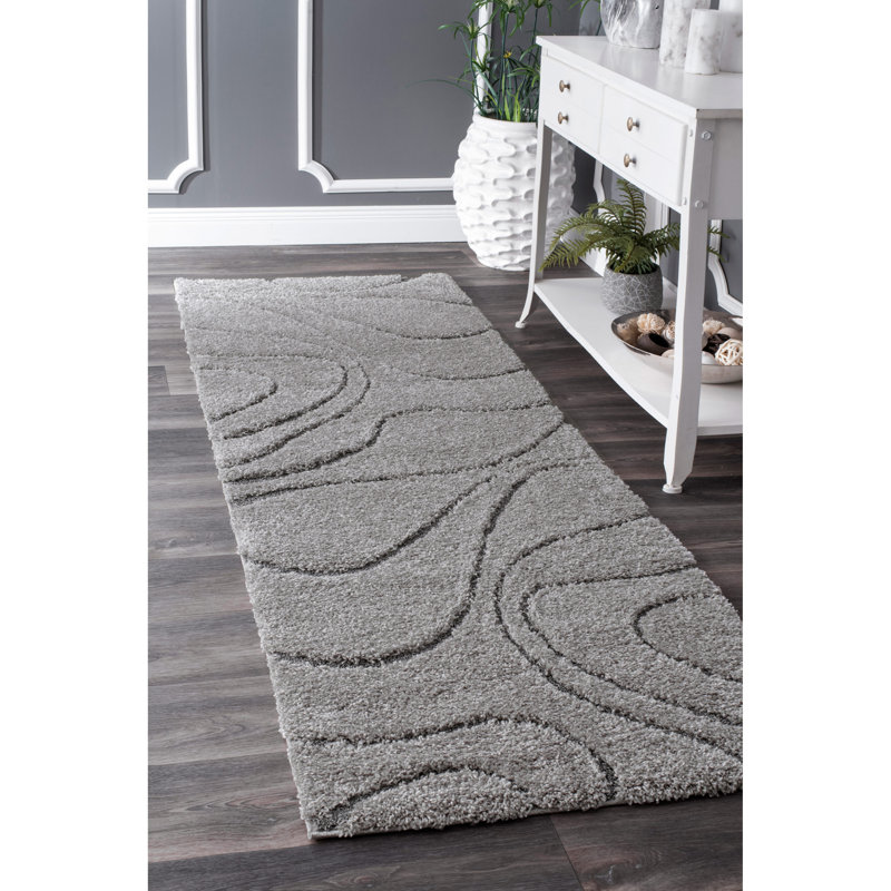 Abstract Area Rug, Runner 81 x 244cm