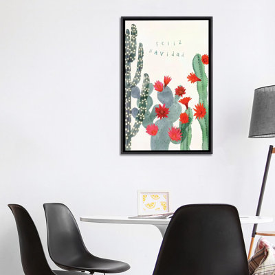 «Desert Christmas Cactus II» par Victoria Borges - impression d'art graphique