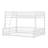Metal Full XL Over Queen Bunk Bed With Ladder And Safety Guardrails-116489198