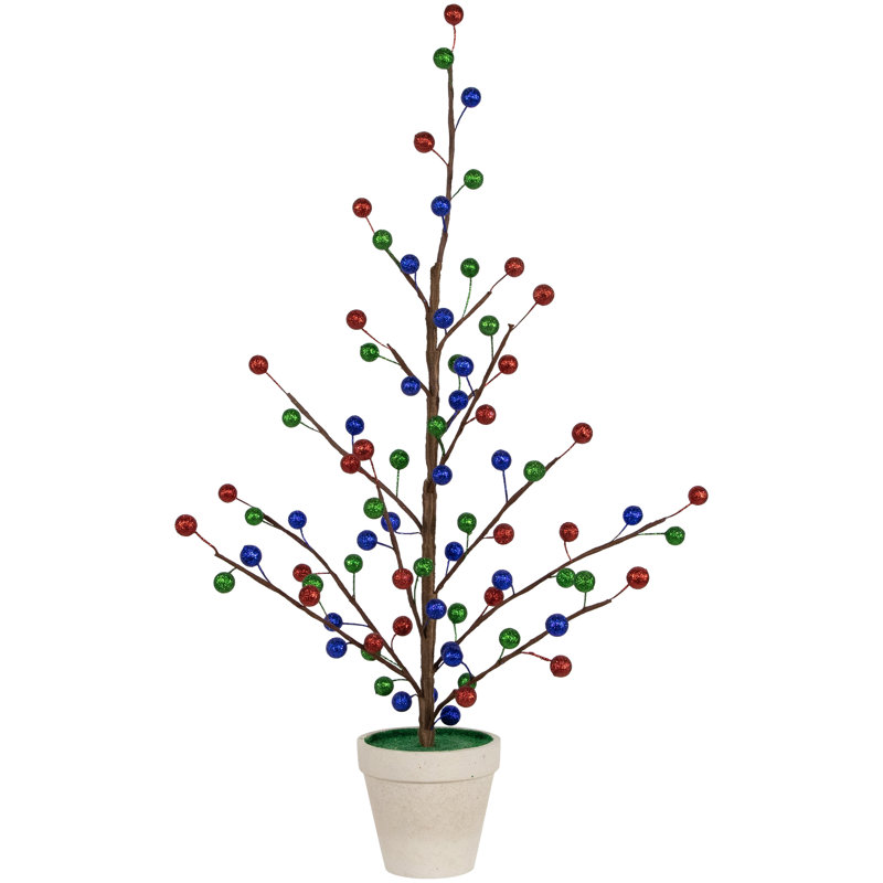 Arbre artificiel en pot 24 po