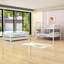 Lit superposé triple en métal robuste avec lit gigogne simple-1027825995