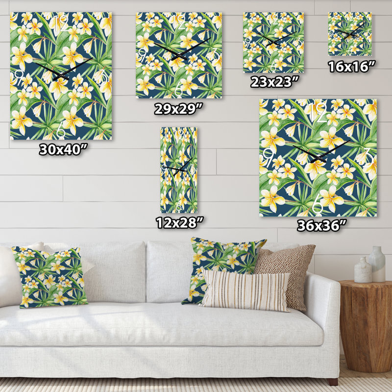 Horloge murale Tropical, Grand
