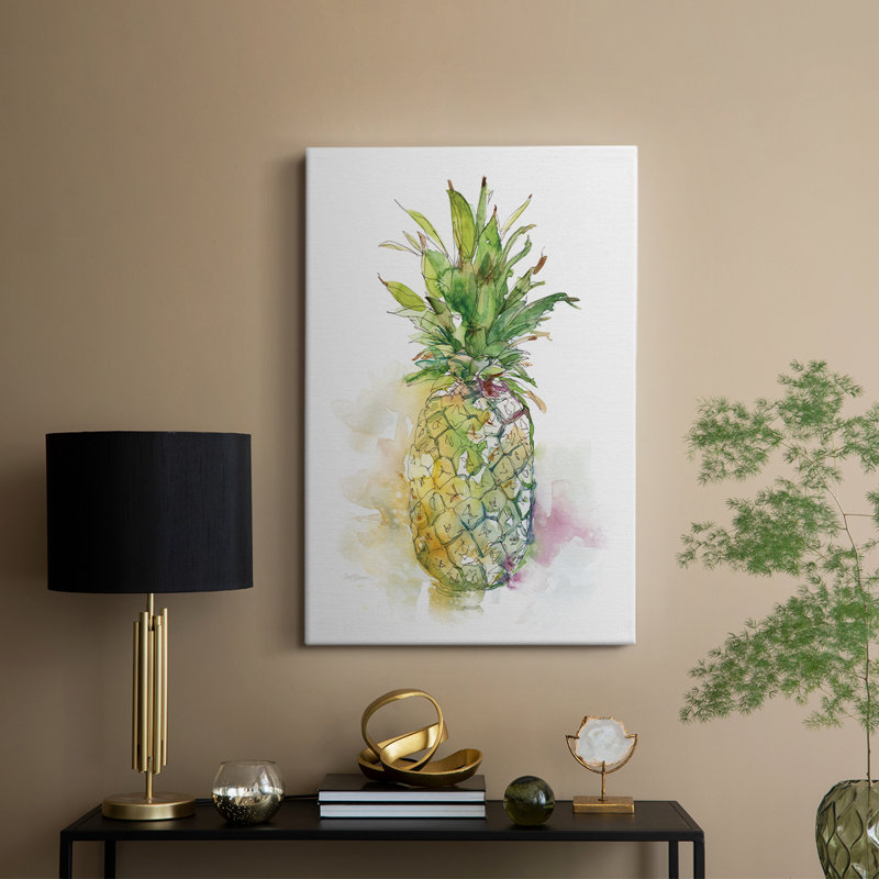 Delicieuse «I» - Cavas enveloppés de galerie, 18" H x 12" W